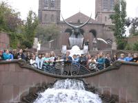 Partnerschüler aus Saaralbe zu Besuch 9/2009