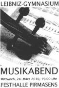 Plakat Musikabend 3/2010
