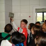 "Leibniz geht nach draußen" - 5a bei der Polizei 22.5.13