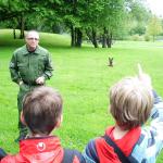 "Leibniz geht nach draußen" - 5a bei der Polizei 22.5.13