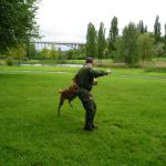 "Leibniz geht nach draußen" - 5a bei der Polizei 22.5.13