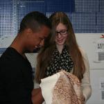 "Leibniz geht nach draußen" - 12. Klassen bei "Caprice"