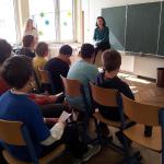 "Leibniz lädt ein" - Frau Hoffmann bei der Klasse 6b  24.5.13