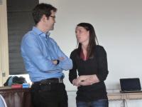 "Leibniz lädt ein" - Marc und Anna Schneider bei der 9a - 24.5.13