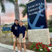 1. Tag an der Admiural Farragut Academy in Florida