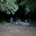 Kunstaktion auf dem Waldfriedhof 9/25